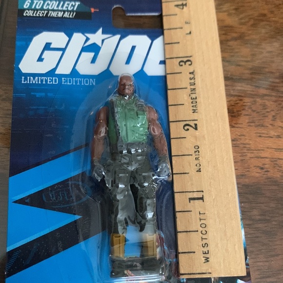 GI Joe RoadBlock Mini Figurine Limited Edition GIJoe Army Man Action Figure toy - Picture 4 of 5